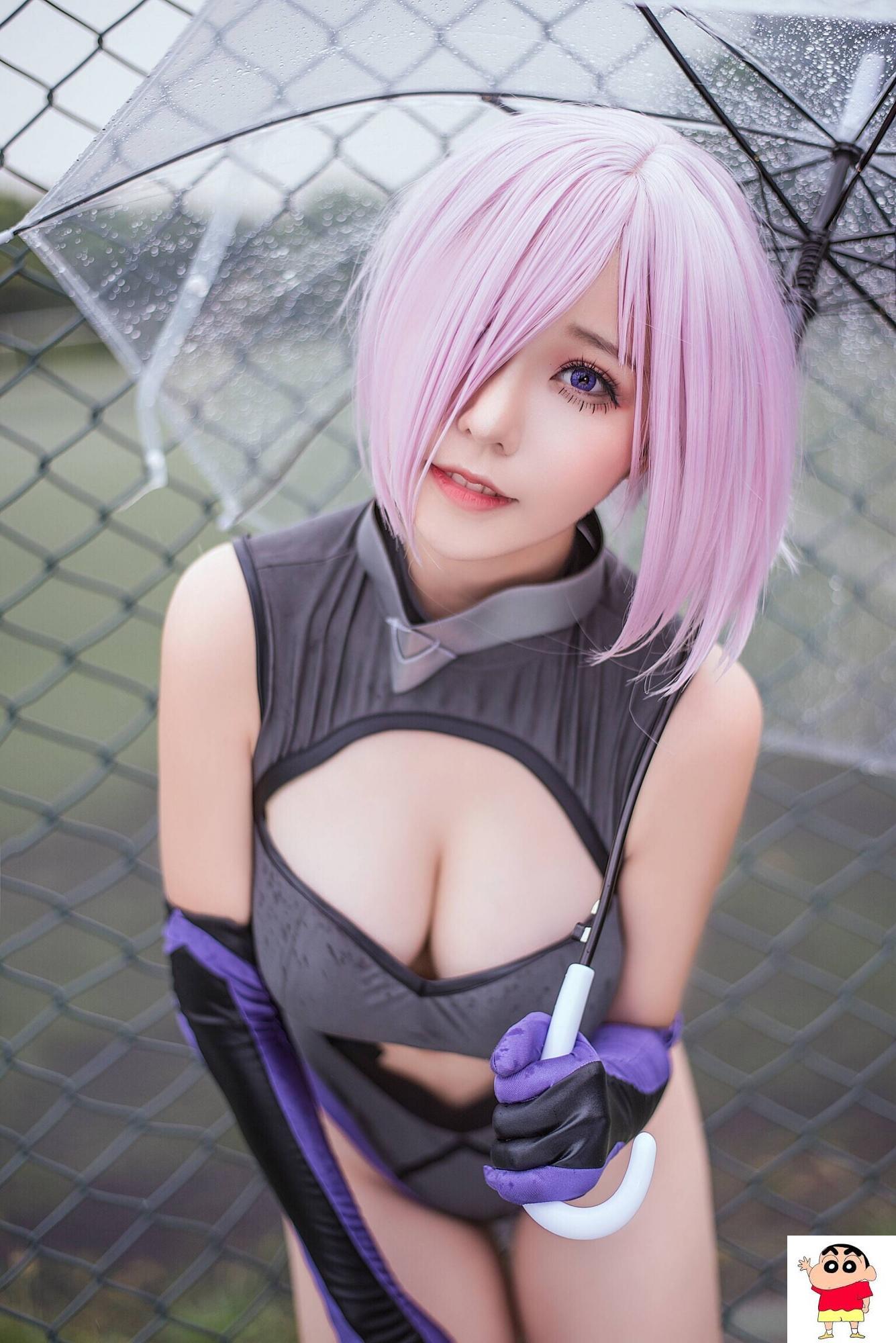 【网路收集系列】福利姬 菌烨tako《 玛修个人训练 》VIP福利帖【17P】