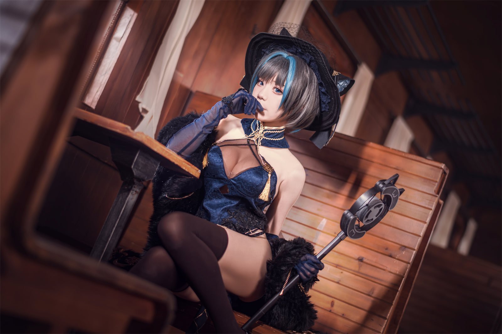 王胖胖u 柴郡旗袍