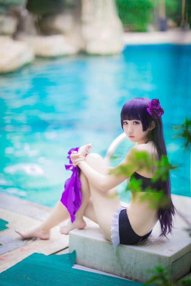 浅野菌子 五更琉璃泳装