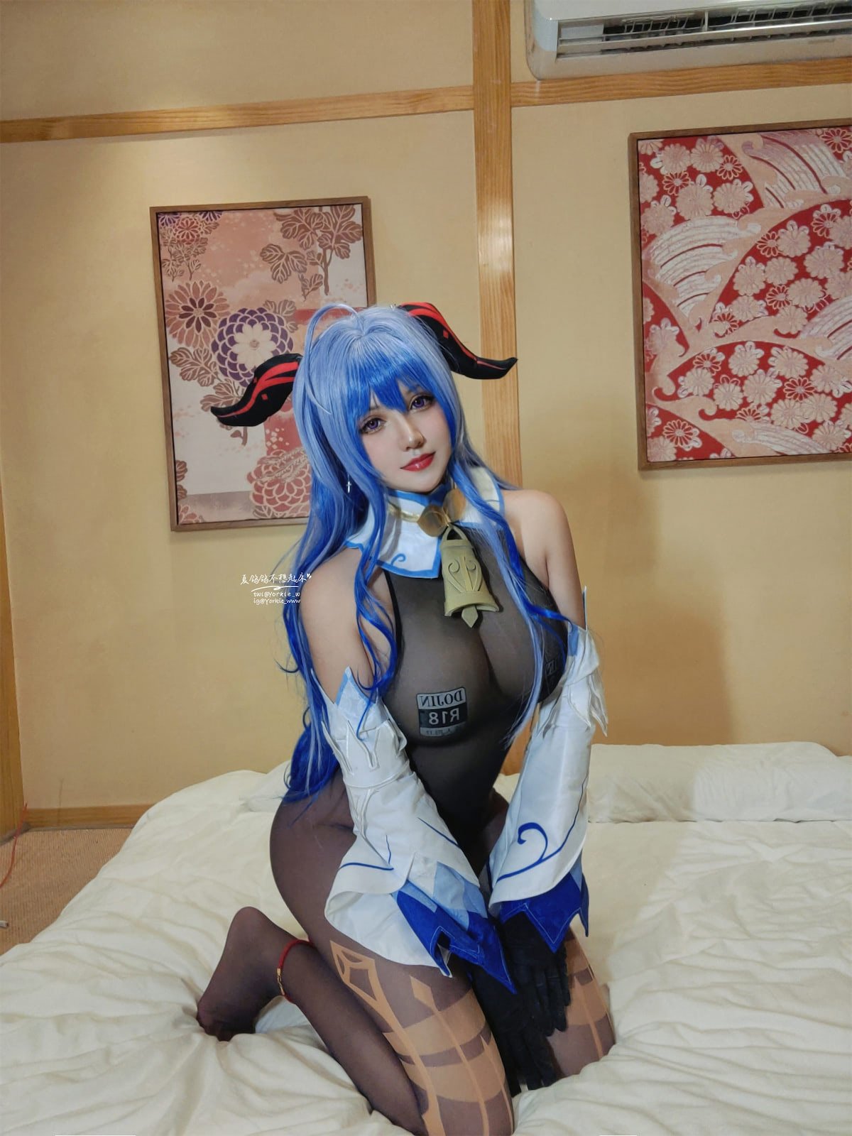 夏鸽鸽不想起床 甘雨豪华自拍