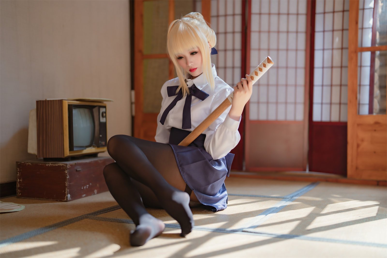 轩萧学姐 saber常服