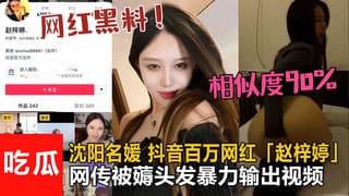 沈阳名媛抖音百万网红赵梓婷网传被薅头发暴力输出视频