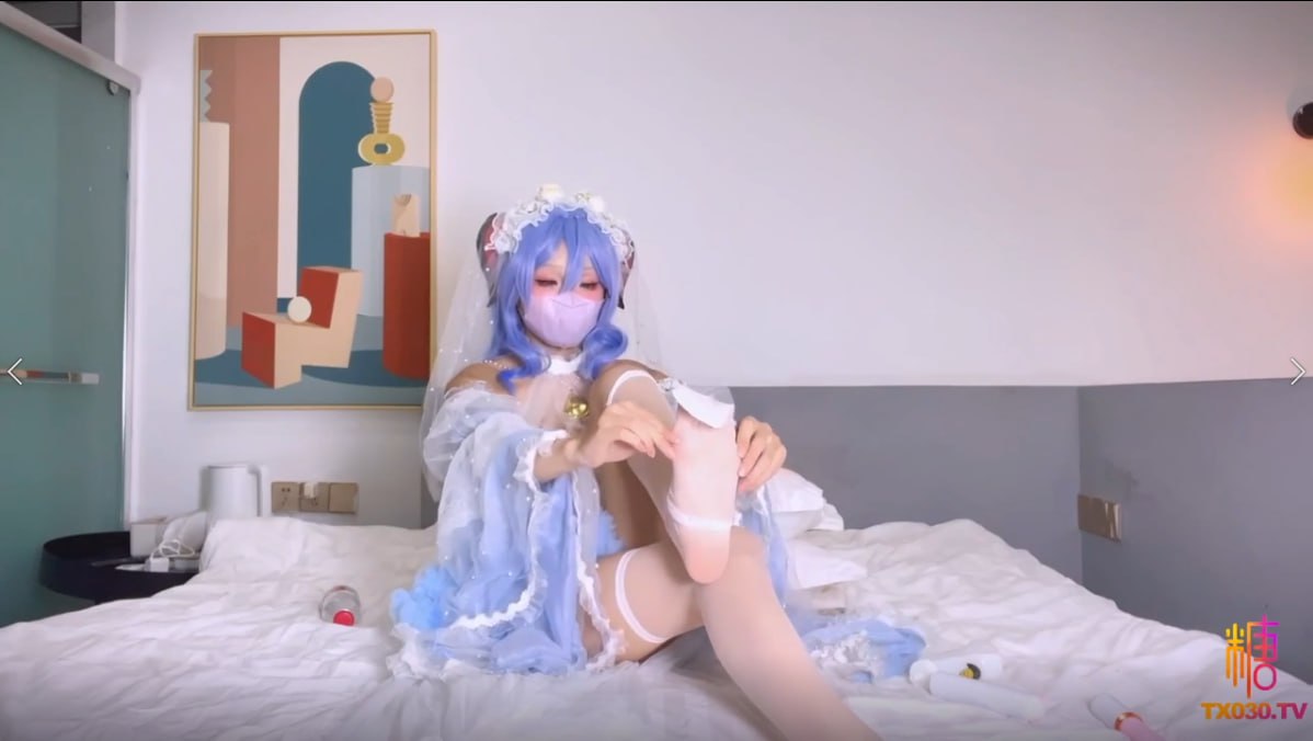 原神!启动 肉棒插的好深啊 新娘琪琪粉嫩骚穴自插  练习只为更好服务老公肉棒